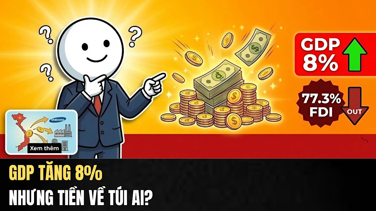 GDP Tăng 8% Nhưng Tiền Về Túi Ai? Sự Thật Về Kinh Tế Việt Nam