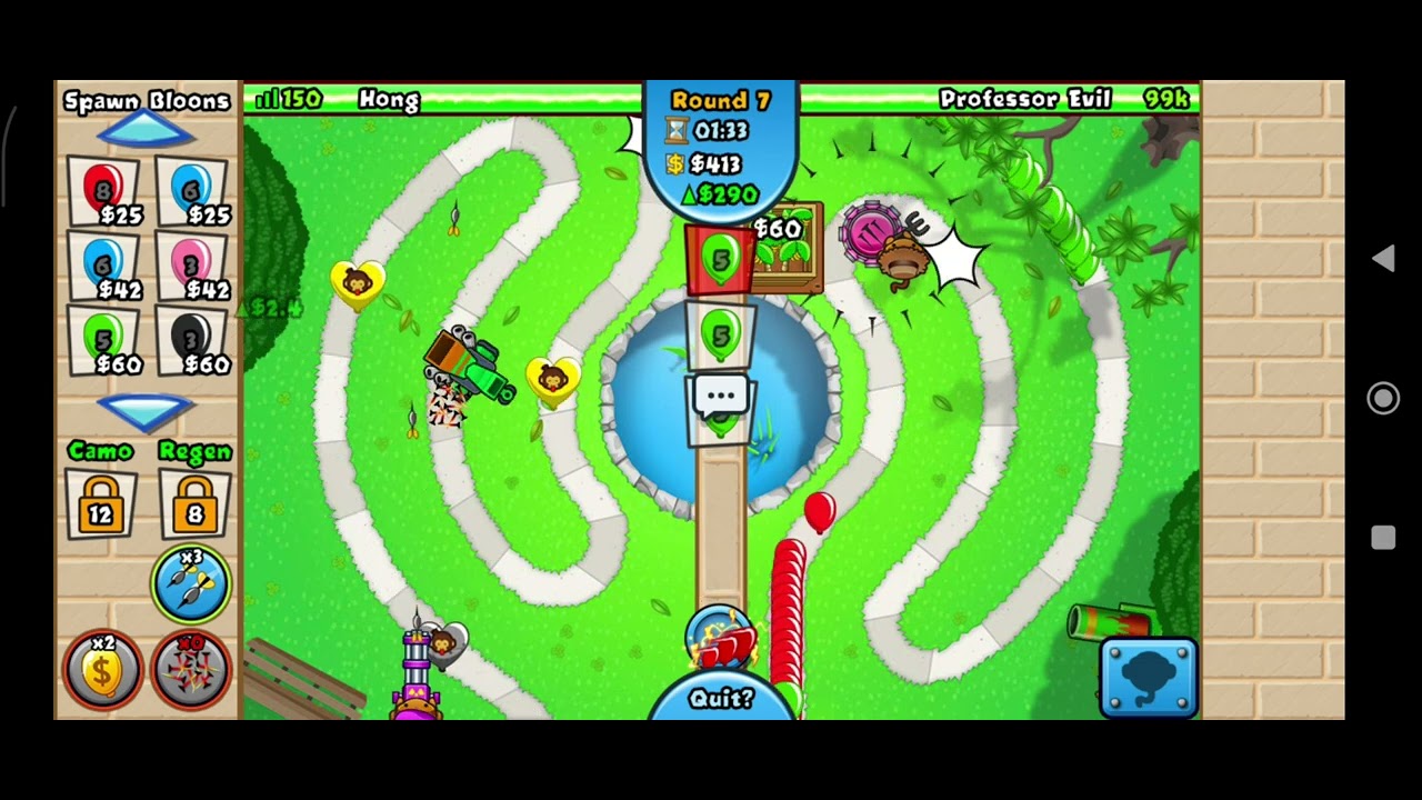 Beat New Professor Evil Easy Challenge - Easy Ways (BTD Battles) #btd #btdbattles