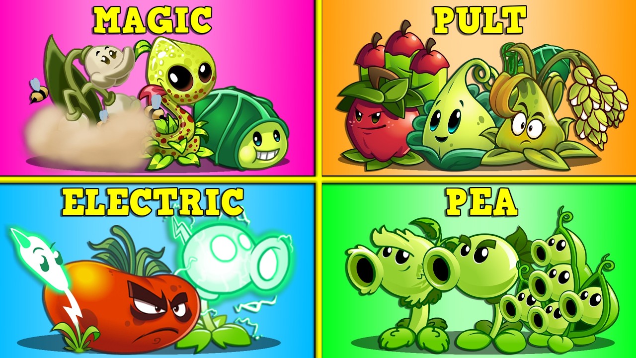 Random 5 Best Team Plants Battlez - Who Will Win? - PvZ 2 Team Plants vs Teams Plant