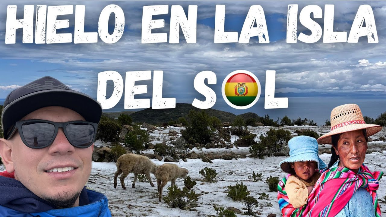 🌨️ Hielo en la Isla del Sol - Bolivia🏍️🌍