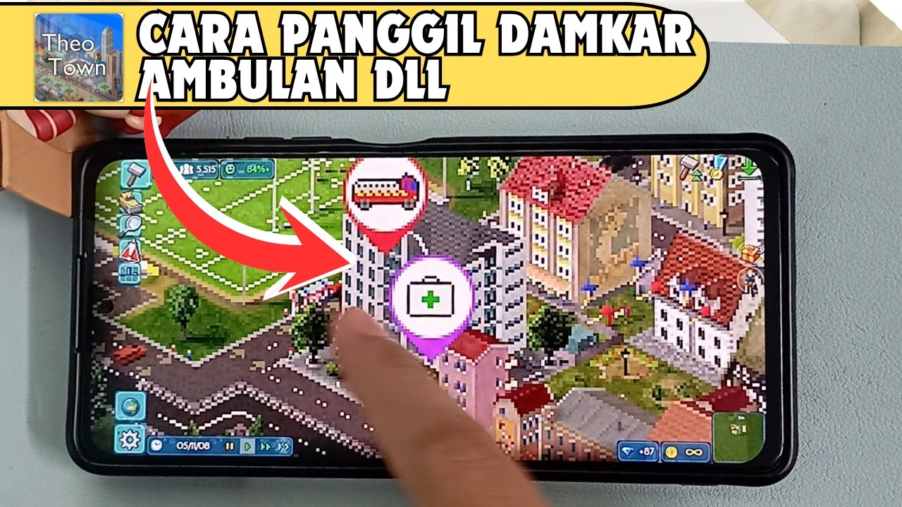 Cara Panggil Damkar, Polisi & Ambulans di TheoTown (Pemula Wajib Tahu!)