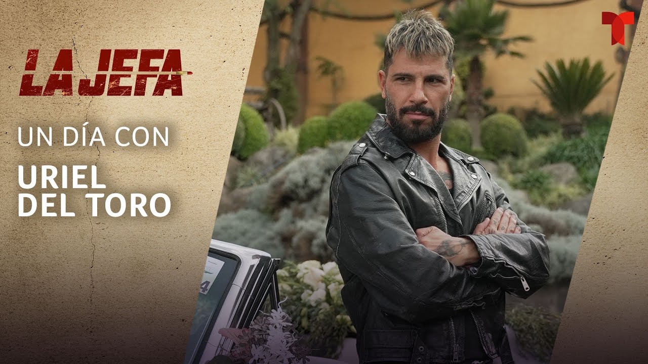 Uriel del Toro muestra su lado tierno en el set de La Jefa | Telemundo Series