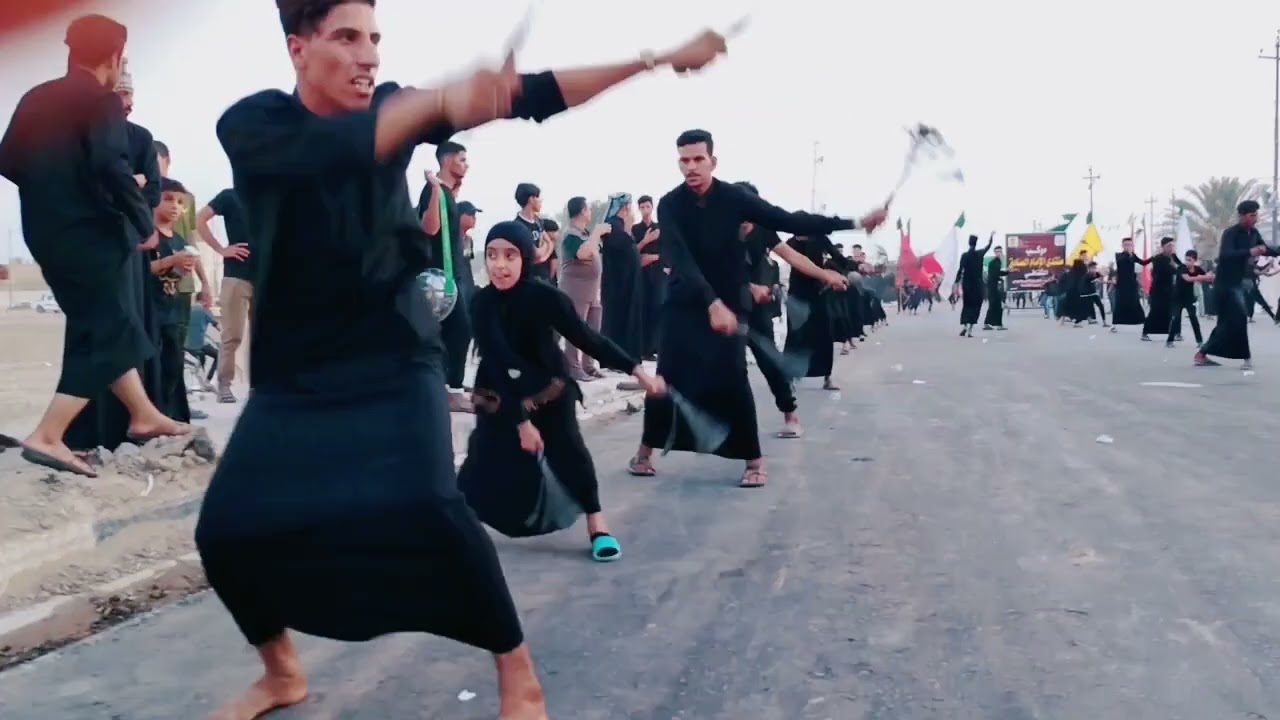 عزاء موكب ام البنين الاربعه في قضاء السدير