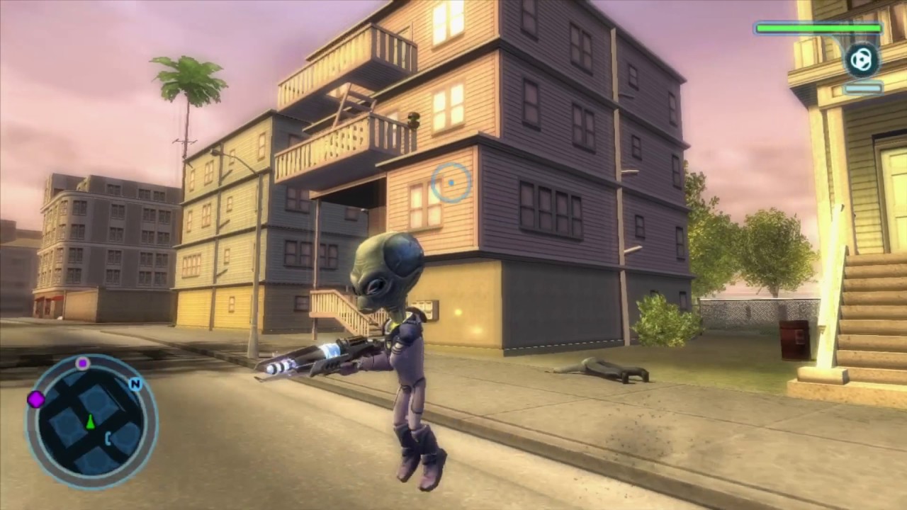 Destroy All Humans! 2 - PS4 Pro Walkthrough Mission 3: They Shoot Hippies, Don't They?