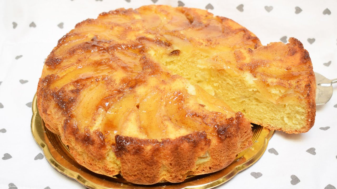 TORTA DI MELE ROVESCIATA AL CARAMELLO veloce, troppo buona!