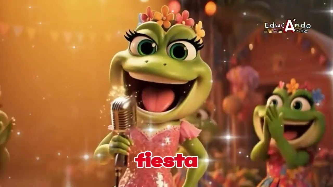 Ranitas Cubanas 🐸🌸 | Educando Ando | Canción Infantil para Primavera 