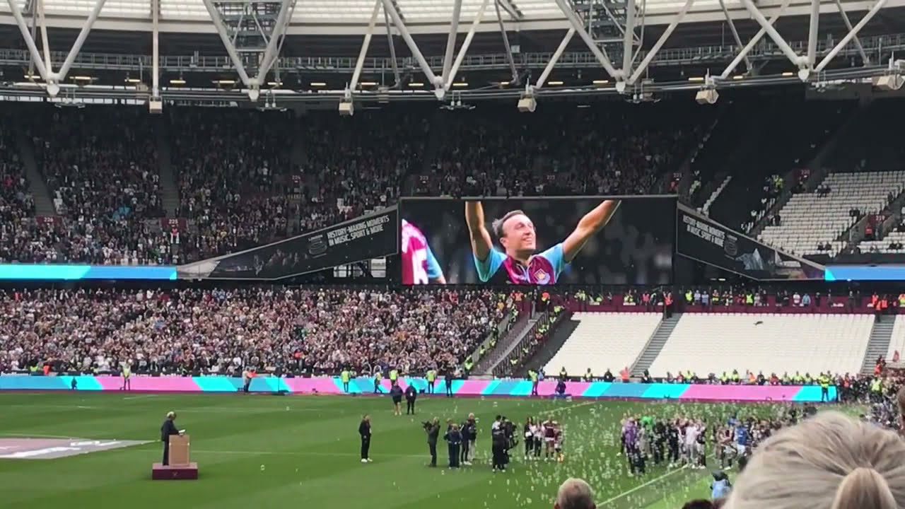 MARK NOBLE’S FAREWELL SPEECH | LONDON STADIUM LIVE | WEST HAM VOICE