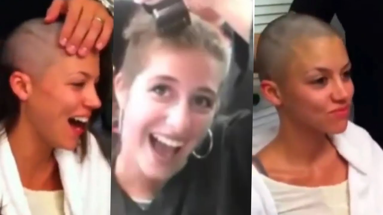 Beautiful Girl Full Razor Head Shave || Ladies Headshave 2022 || Amazing Ladies Head Shave
