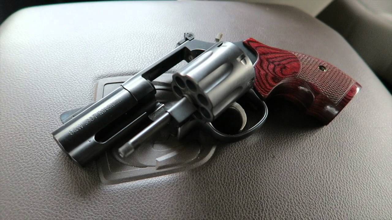 S&W 586 L-Comp Range Reflection