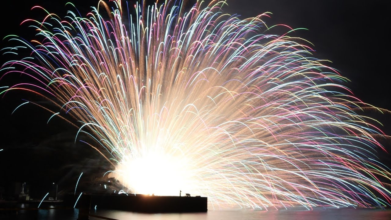 熊野大花火大会　巌頭のとどろき　熊野花火、最後のプログラム！