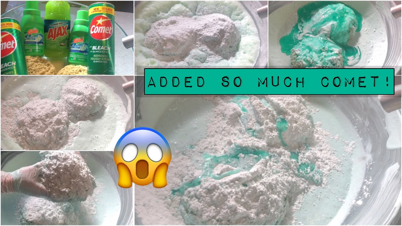 ASMR Paste Gain Blissful Breeze + Ajax Green + LOTS AND LOTS OF COMET * One of my best ones