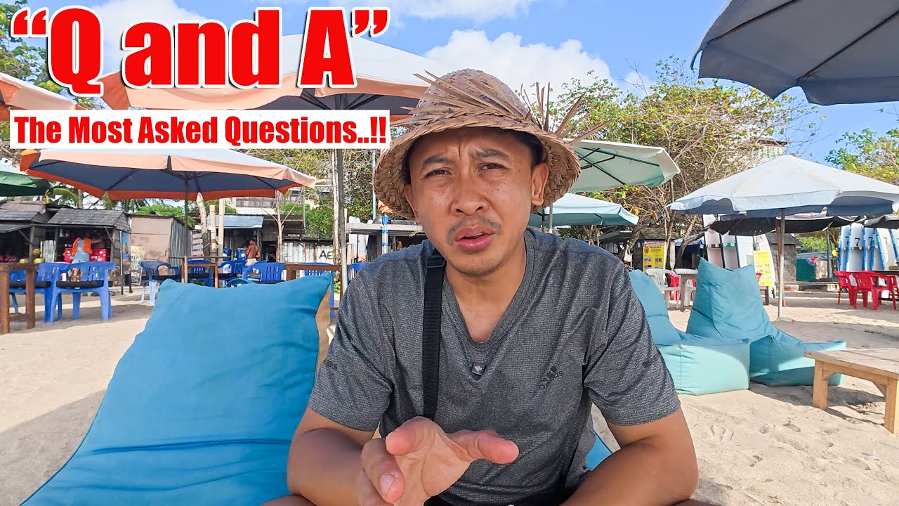 Strolling Around Legian Beach And Answer Most Asked Questions About Bali..!!