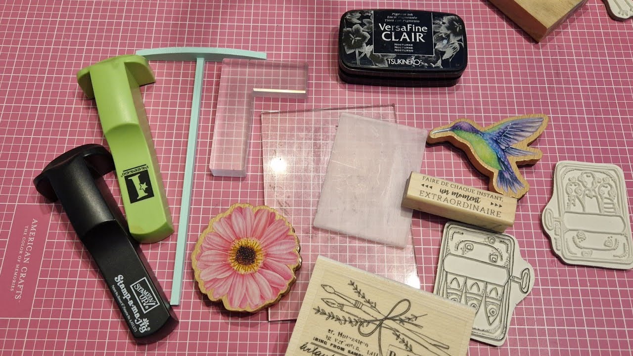 ASTUCES POUR TAMPON BOIS/ CAOUTCHOUC