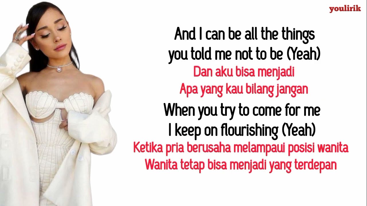God Is A Woman - Ariana Grande | Lirik dan terjemahan