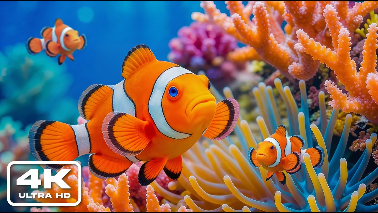 4K Underwater Wonders | Admire The World of Marine Animals In The Most Amazing 4K Aquarium