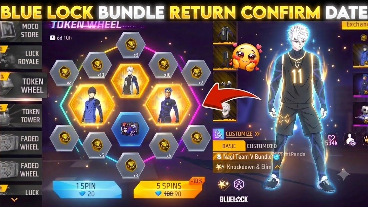 Blue Lock Old Bundle Return 🥳 | ff x Bluelock Chapter 2 Full Review 😍 | Next Universal Ring Event 