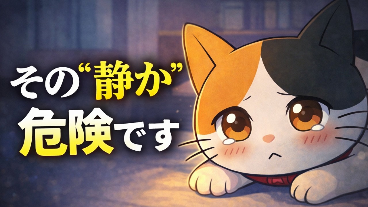 猫が静かに出しているストレスサイン7選【見逃すと危険】