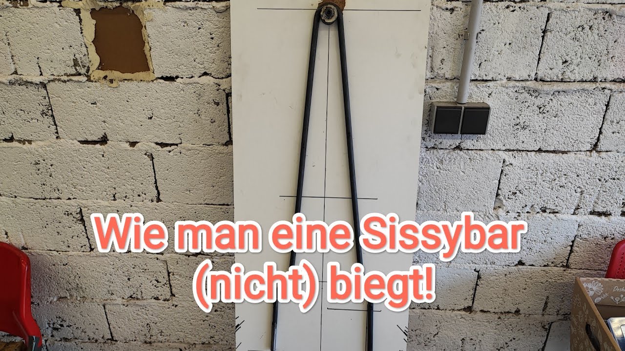 Yamaha Virago XV Sissybar doch nicht so leicht wie gedacht!