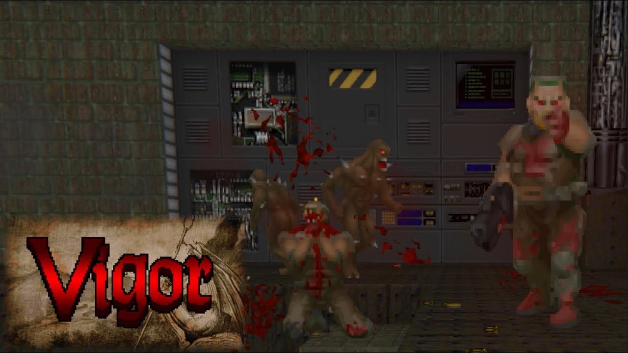 DOOM II with Project Brutality [Vigor] Level 07 Almonds