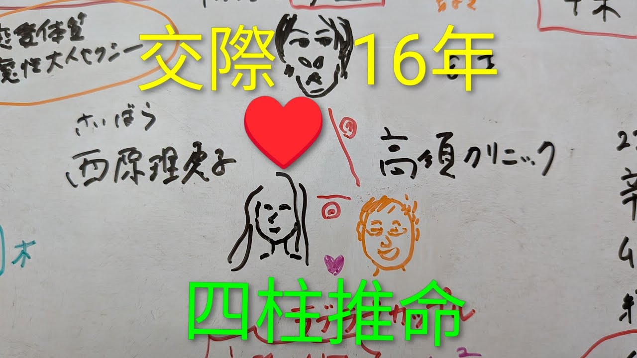 【交際16年❣️】高須院長♥西原理恵子　四柱推命で占いました　松っちゃんとの相性など