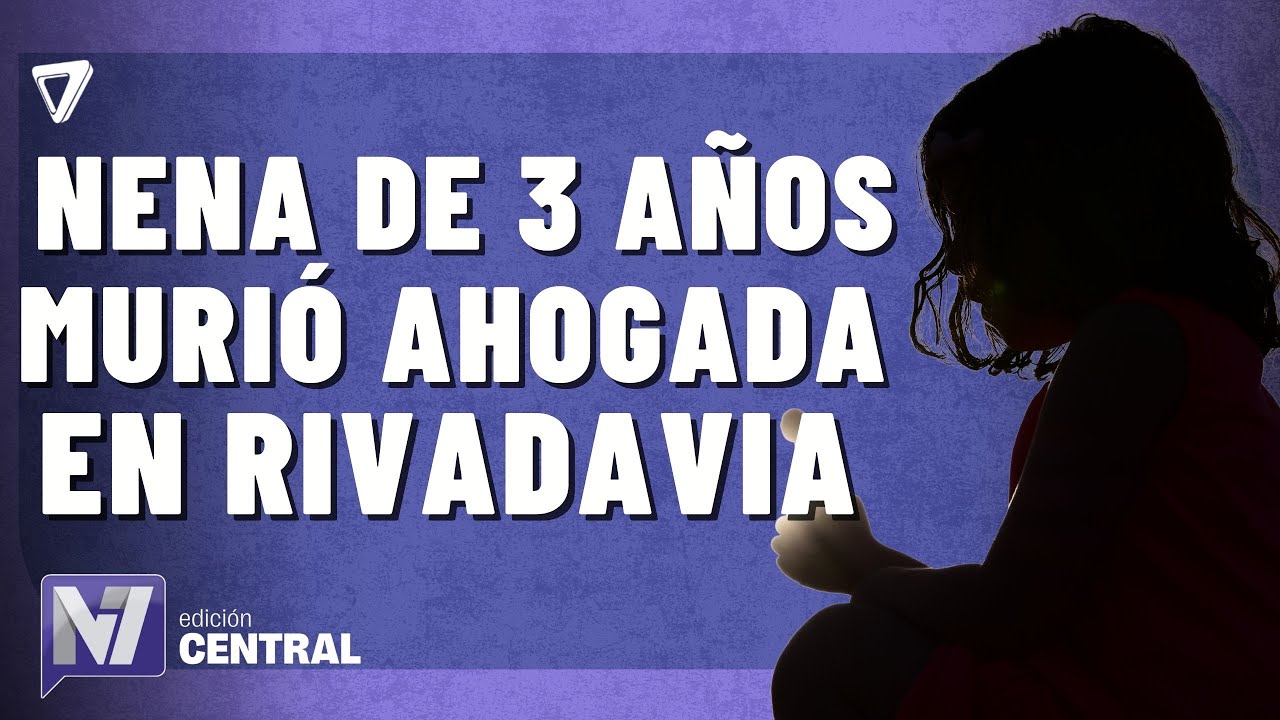 Tragedia en Rivadavia: niña de 3 años muere ahogada