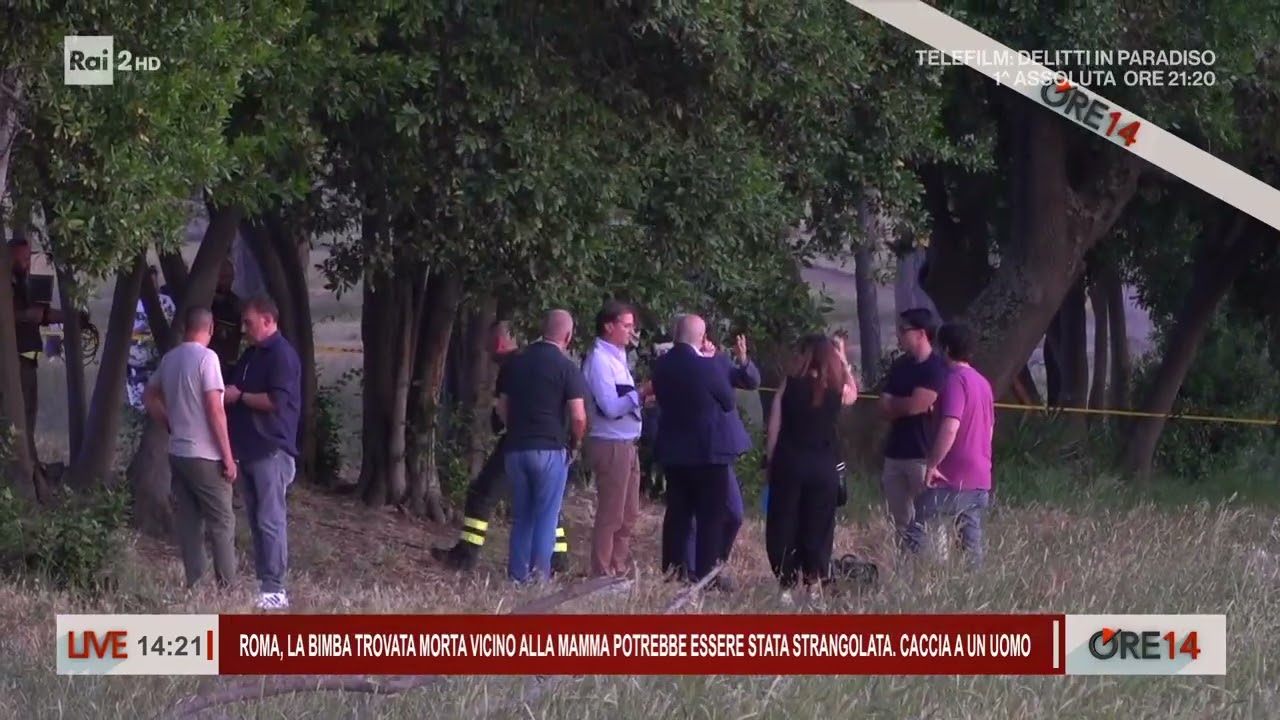 Giallo di Villa Pamphili, bimba forse strangolata: caccia a un uomo - Ore 14 del 09/06/2025
