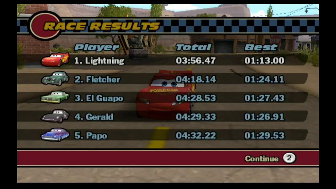 Cars (Wii) - Radiator Cap Circuit - Part 2