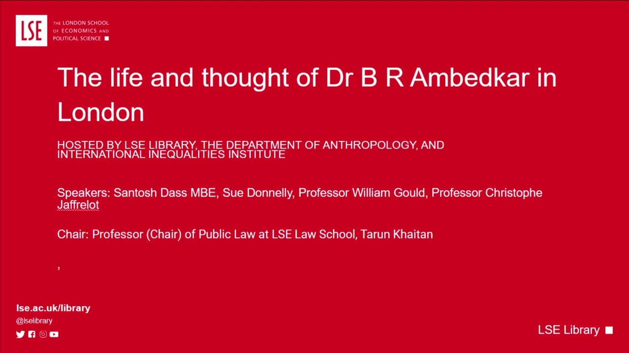The life of Dr B R Ambedkar in London