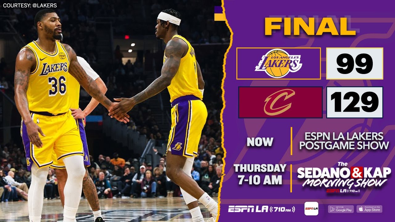 Lakers Lose To Cavs 🥺 LeBron's Last Time In Cleveland? - ESPN LA Lakers Postgame Show