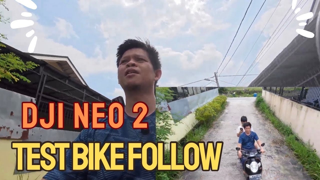 Tes Fitur Bike Follow drone dgi neo 2