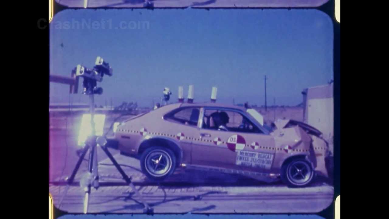 1979 Mercury Bobcat / Ford Pinto | Frontal Crash Test by NHTSA | CrashNet1