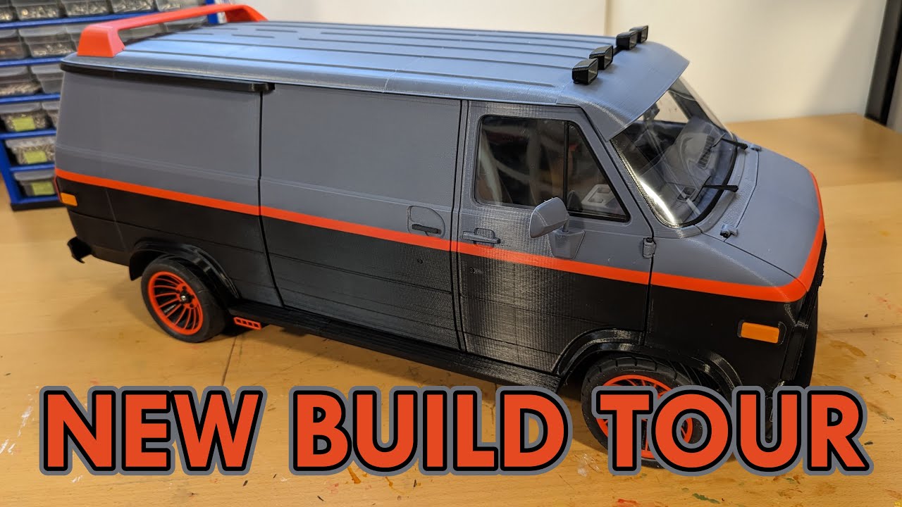 New 3D Printed RC Build Tour - 3DSets Max Team Van