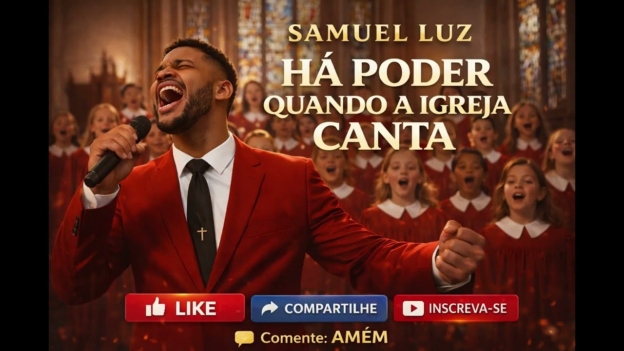 ''HÁ PODER QUANDO A IGREJA CANTA'' -  SAMUEL LUZ