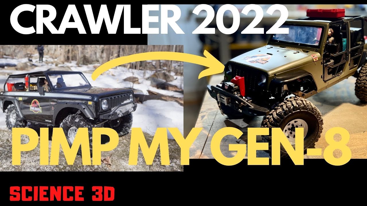 PIMP MY GEN-8 - Major transformation from International Scout to JEEP- Injora body and MORE