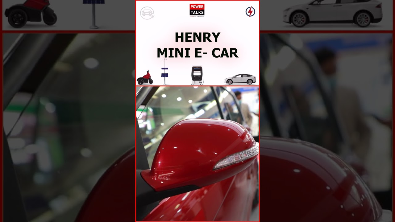 Mini Electric Car | Powertalks #minicar #electriccar #electricvehicle #shorts #powertalksindia