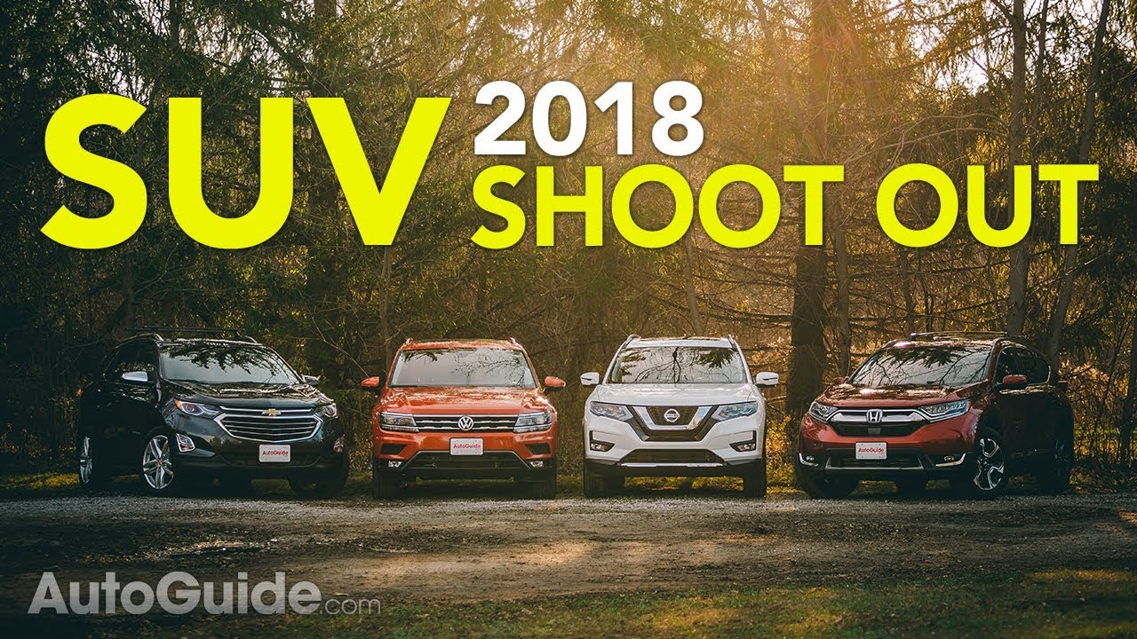 4 Crossover Comparison: 2018 Honda CR-V vs Nissan Rogue vs Volkswagen Tiguan vs Chevrolet Equinox