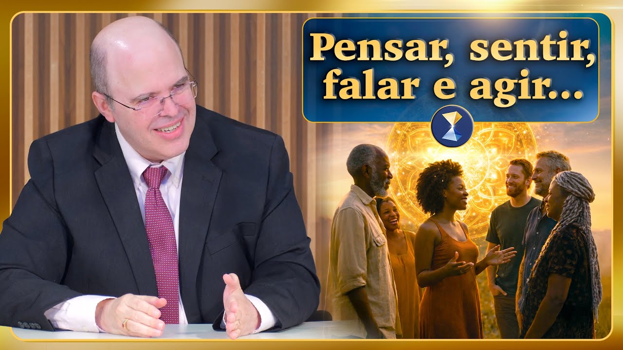 Ao vivo, palestra do orientador espiritual Benjamin Teixeira de Aguiar