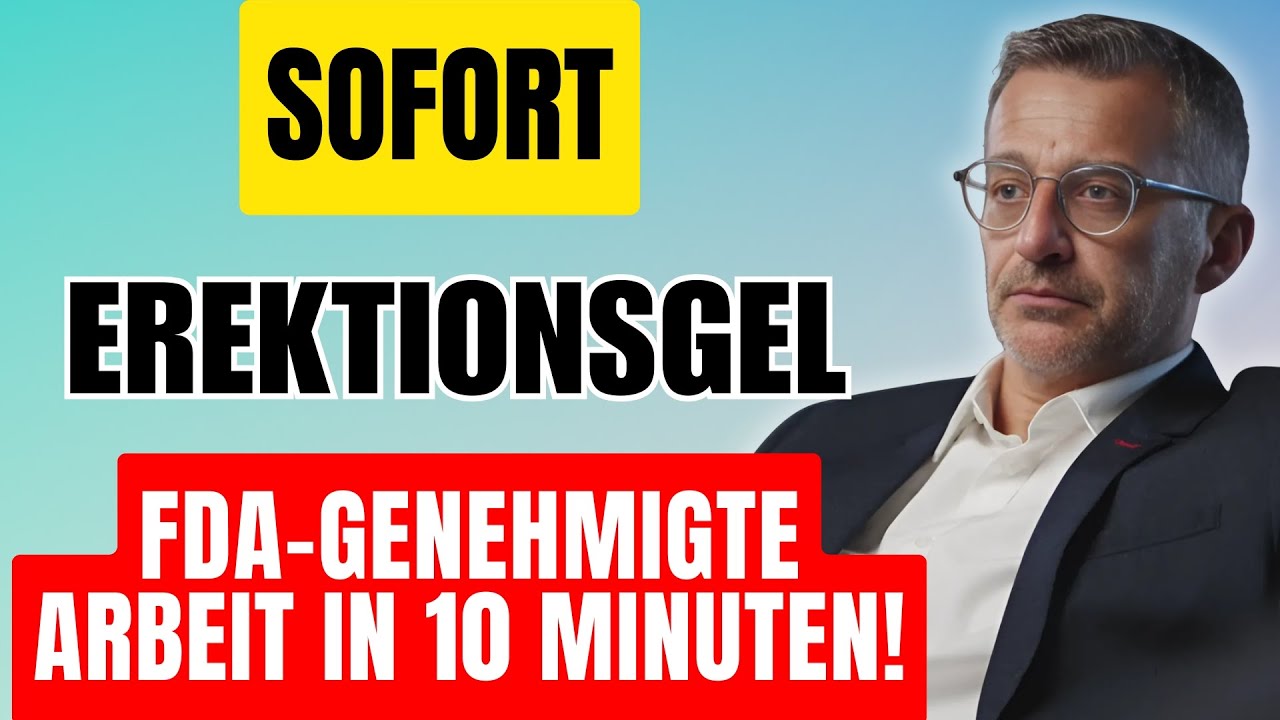 Rezeptfreies Gel für Erektionen in 10 Minuten: Urologe erklärt Eroxon (FDA-zugelassen)