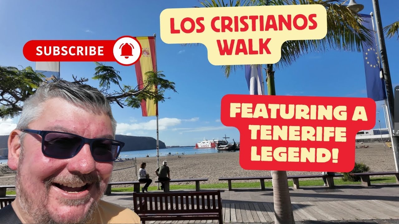 Los Cristianos walk with a very special guest!!