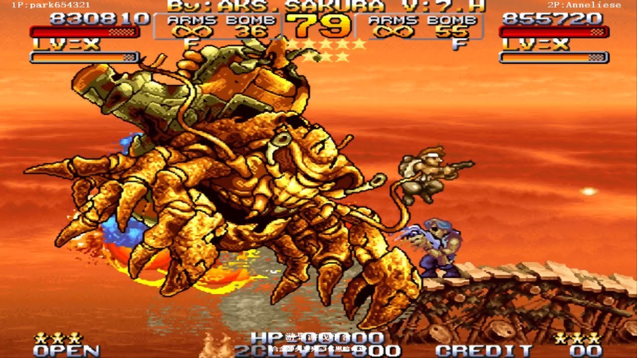 Metal Slug 3 Legendary 7.H Dark Fate Level8+8🌟+X mode No Death (2Players)