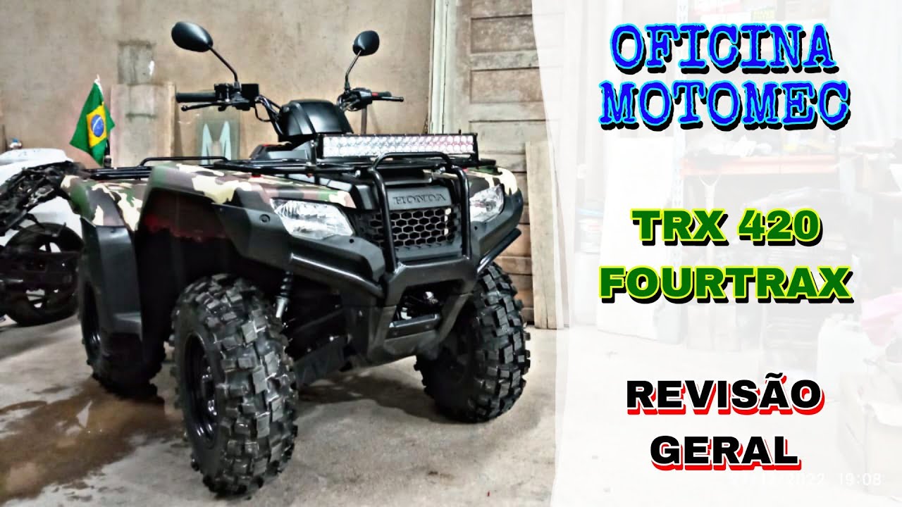 QUADRICICLO HONDA 420 FOURTRAX | REVISÃO GERAL