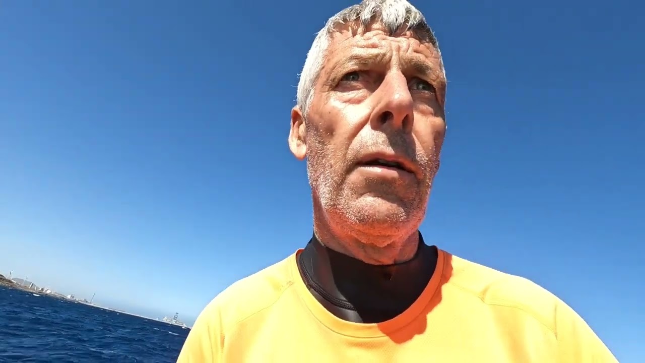 Parawing downwind in Tenerife