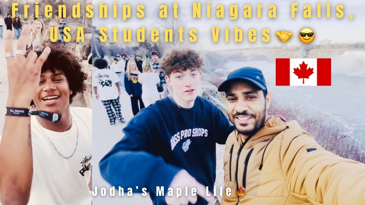 Unexpected Friendship at Niagara Falls 🇨🇦🇺🇸🇮🇳 | A Natural Wonder & Unexpected Moments 🌍
