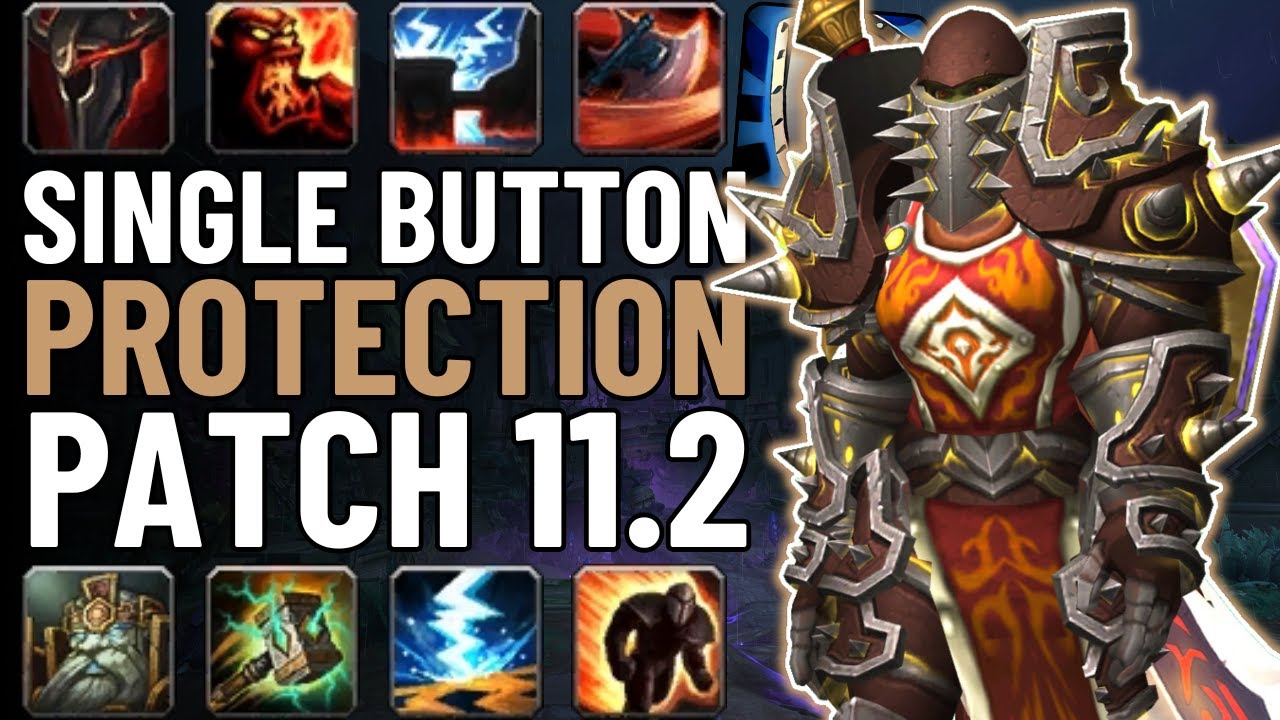 One Button Protection Warrior Guide | Single-Button Tank in WoW Patch 11.2