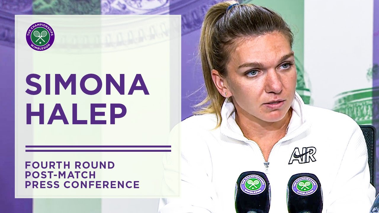 Simona Halep Fourth Round Press Conference | Wimbledon 2022