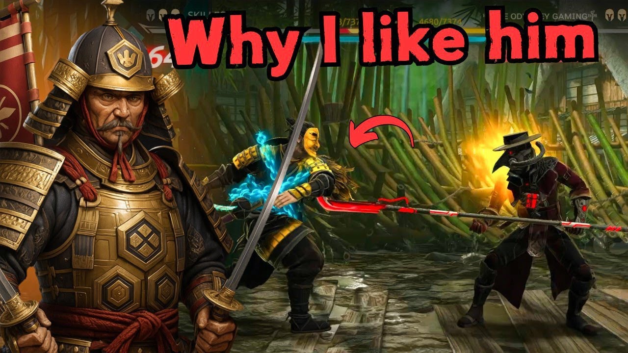 Start Using ling 👺 Reason why I've started loving this Mad Samurai || Shadow Fight 4 arena 