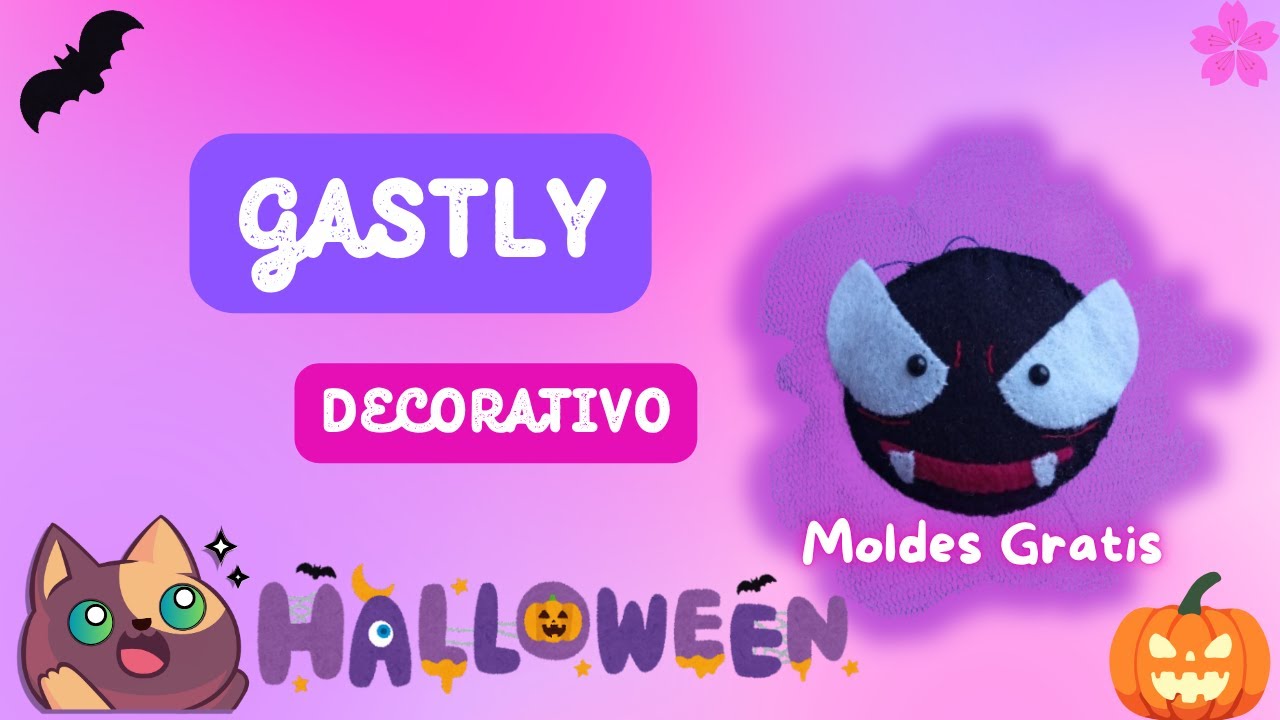 GASTLY // DECORACIÓN DE HALLOWEEN // POKÉMON 
