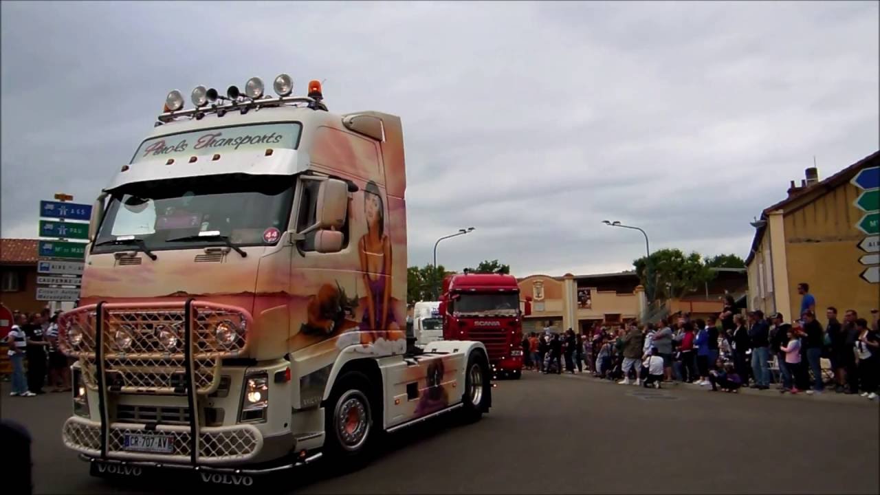 Défilé camions décoré Nogaro 2016 || Ville || Partie 2