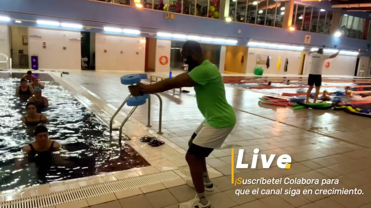 AQUAFITNESS, AQUAGYM E HIDROGINASTICA: 10 ejercicios con las pesas