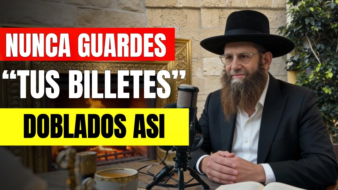 NUNCA Guardes Tus Billetes Doblados Así — El Rabino Explica Por Qué Alejas el Dinero
